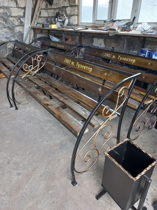 Лавка скамейка урна