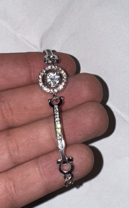 Комплект Стилен женски часовник, колие, пръстен, обици, гривна