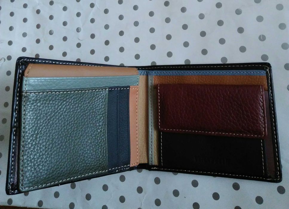 Мъжки портфейли естествена кожа