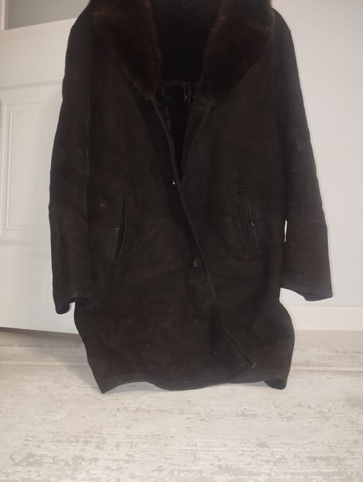 дублёнка с норковым в варатником