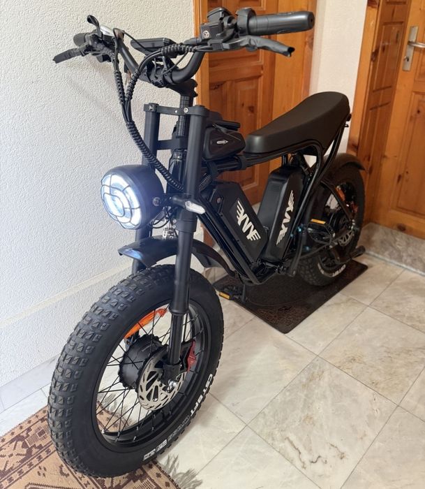Нов!! Електрически велосипед YVY C20 Max 2000W 52V/2*20Ah 60 км.ч. 120 км.