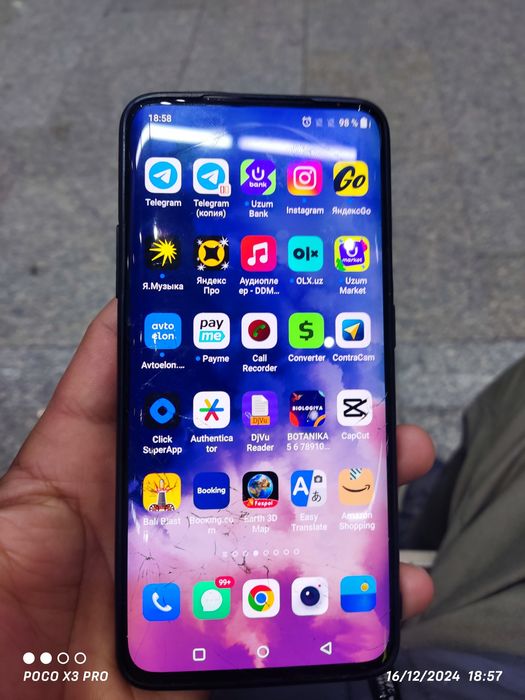 One Plus 7 T pro xolati yaxshi bitta zashtniy steklo quysa buldi