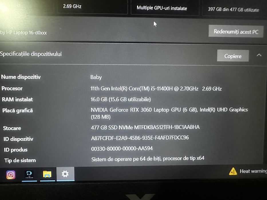 Laptop VICTUS gaming