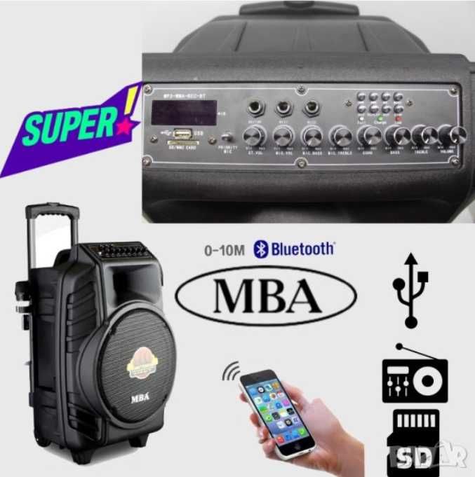 ! Нова MBA SA 8900 ULTRA 6000w 12м гаранция 2024 Караоке стерео колона