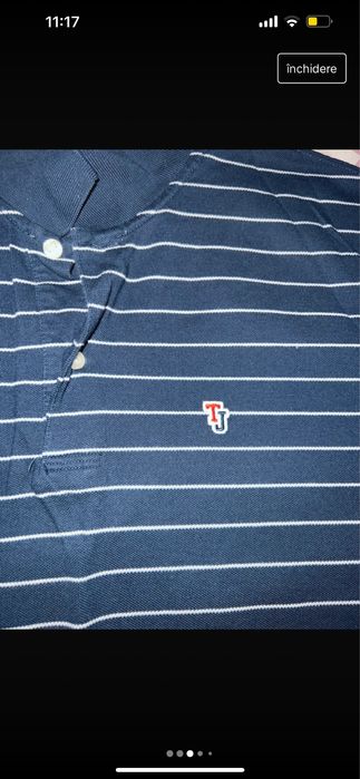 Tricou Tommy Jeans bleumarin
