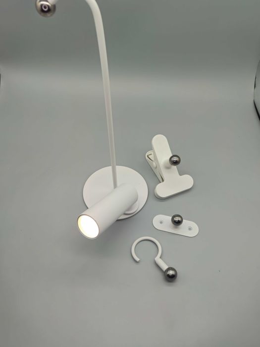 Дизайнерска лампа на топ цена! Акумулаторна LED настолна лампа Pixx 6-in-1 Desk Lamp, 7W, USB-C, бяла