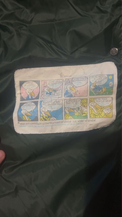 Geaca Moncler de dama , cu blana naturala , originala