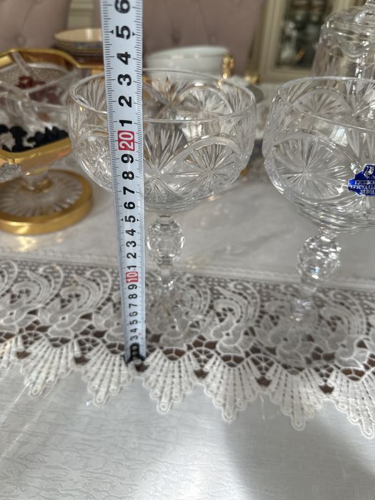 Конфетница Хрусталь на ножке