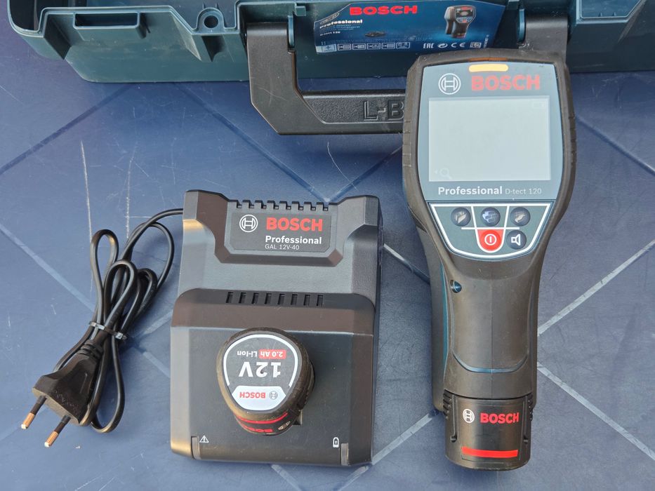 Комплект BOSCH Professional – детектор, винтоверт и перфоратор