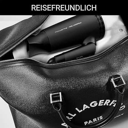 Сешоар Rowenta x Karl Lagerfeld Express Style CV184LF0, 1600 W, 2 степени на температура/скорост