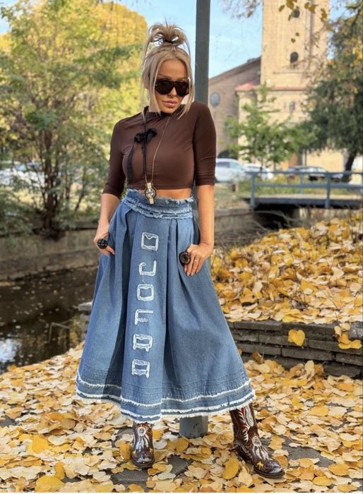 Дънкова пола Djofra