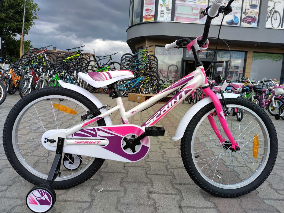 SPRINT Велосипед 20" ALICE бял