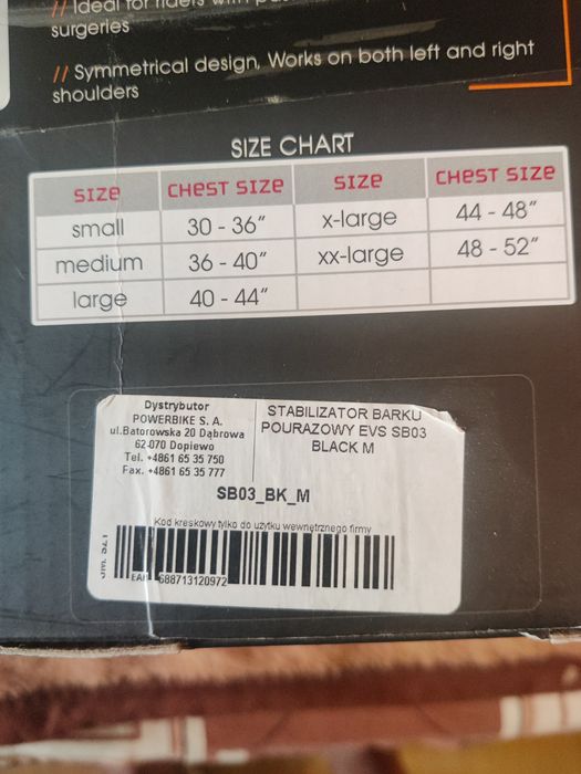 Stabilizator umar EVS X-Strap