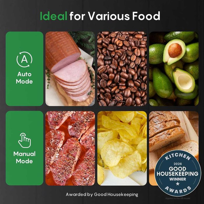 Aparat Vidat Alimente Automat 95Kpa - Cutter - 2 Role - Argintiu