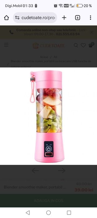 Mini Blender smoothie maker
