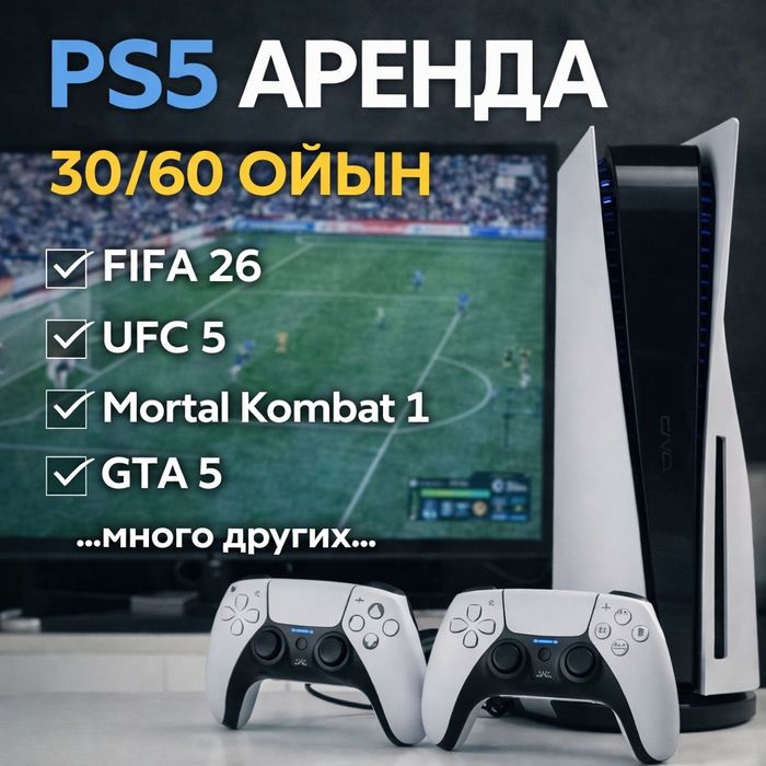 Аренда сони пс прокат ps5 playstation консоль подписка arenda игры
