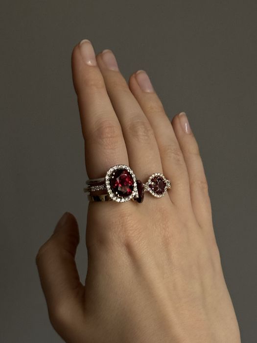 Кольцо с рубином