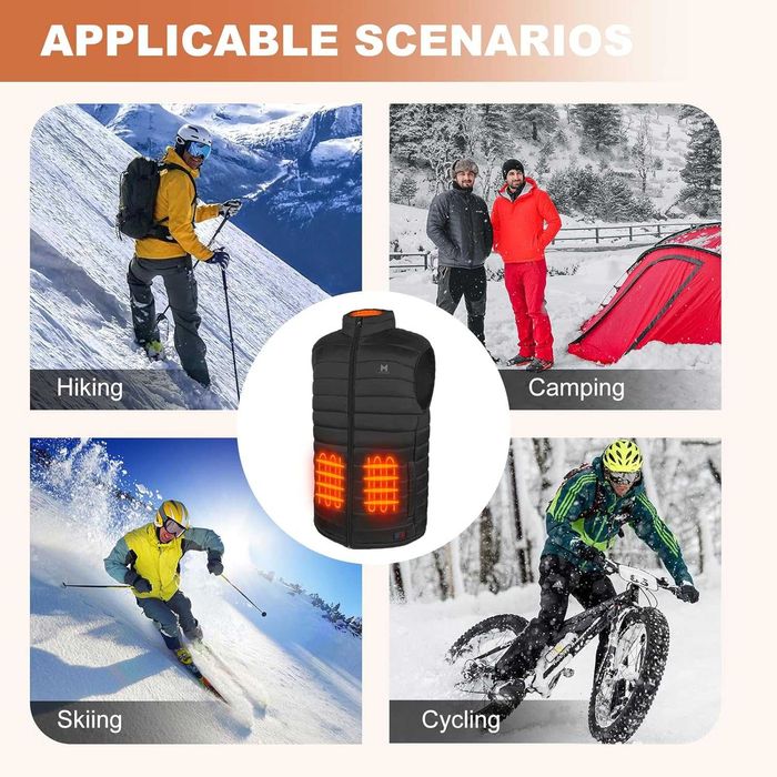 Vesta cu incalzire Geaca cu incalzire electrica