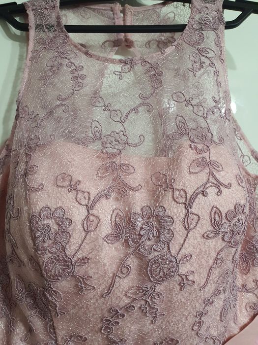 Vând rochie roz pudra pt banchet/ocazie/cocktail