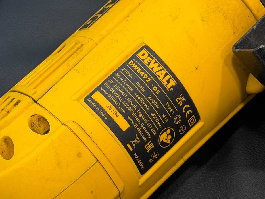 Ъглошлайф DeWALT DWE492-QS 2200W, 230 мм