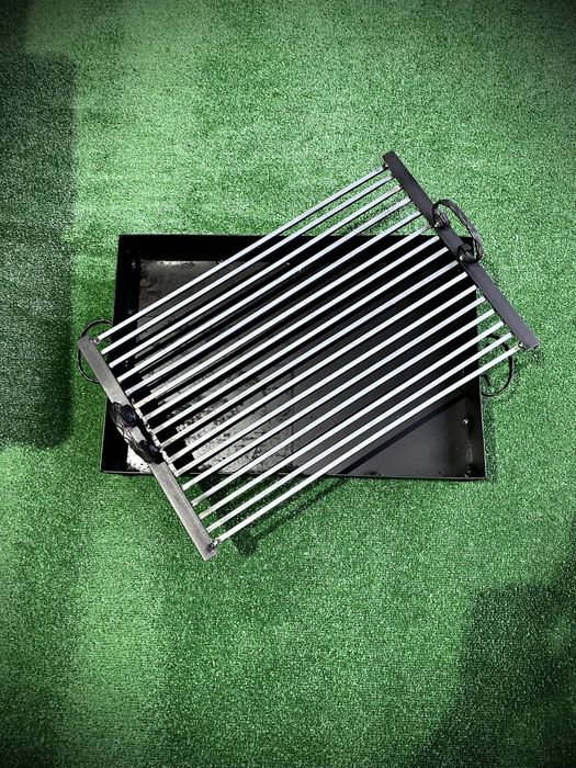 Скара барбекю на дървени въглища масивна и здрава 3 мм