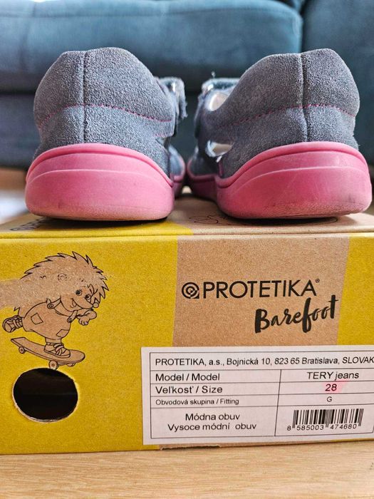 Боси сандали Protetika Tery jeans barefoot sandals /размер 28/
