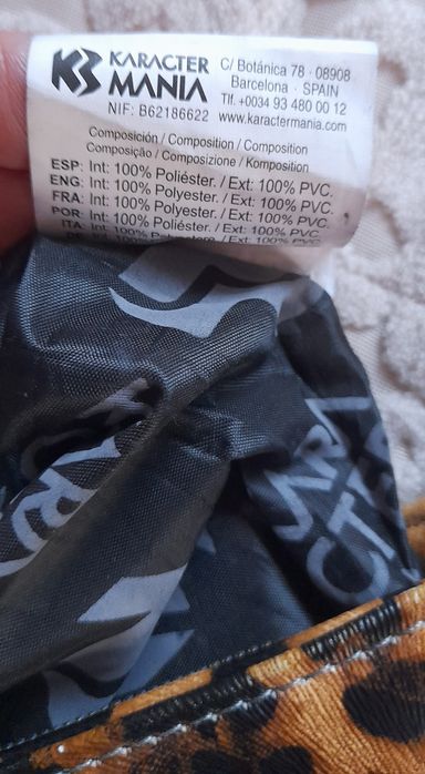 Оригинална дамска чанта Betty Boop-като нова,леопрадов принт