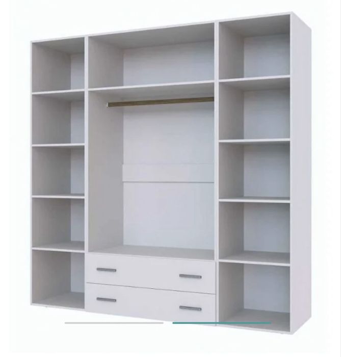 Шкаф белый 4Д МФ Nova