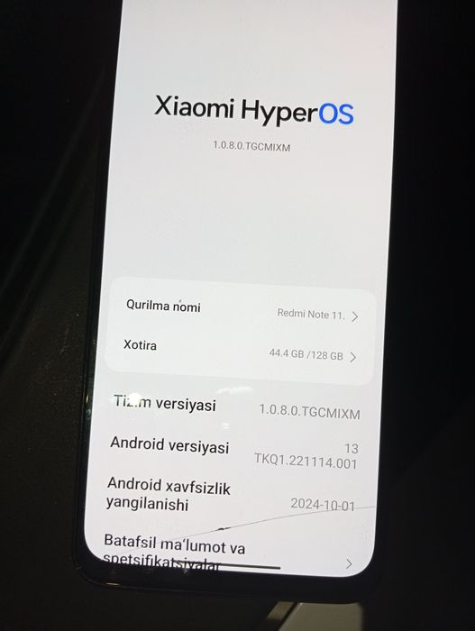 Redmi Note 11    4  128 tali