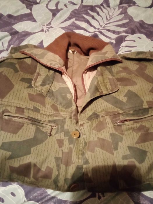 Камуфлажна зимна шуба