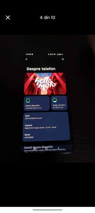 Vând sau Variante de Schimb Motorola Edge 50 Neo 5G 256 GB  impecabil