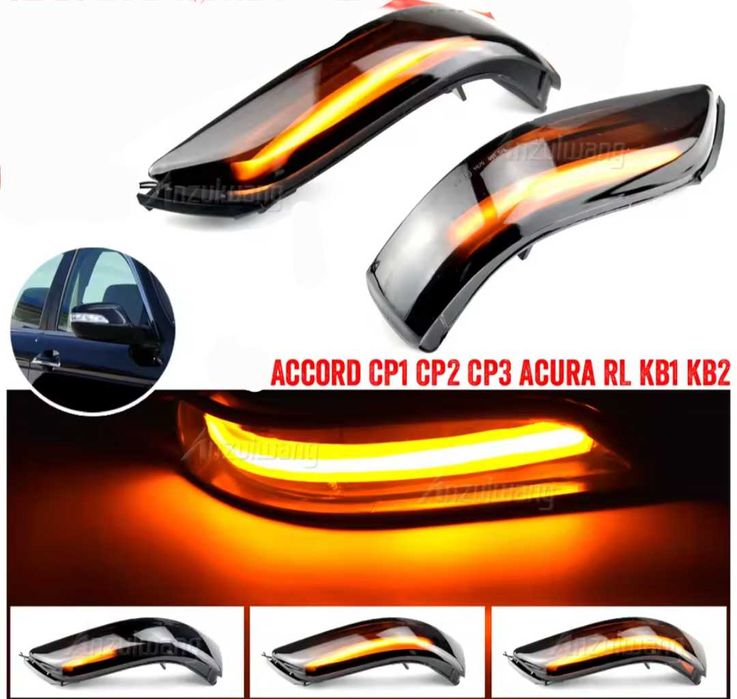 Динамични бягащи мигачи за огледалата за Хонда Акорд Honda Accord