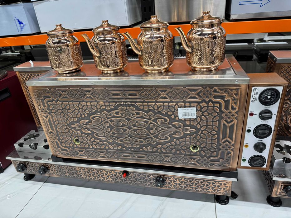 Турк бардак чойи учун мисли самовар 2-3-4 та чойнакли, оптом нарх