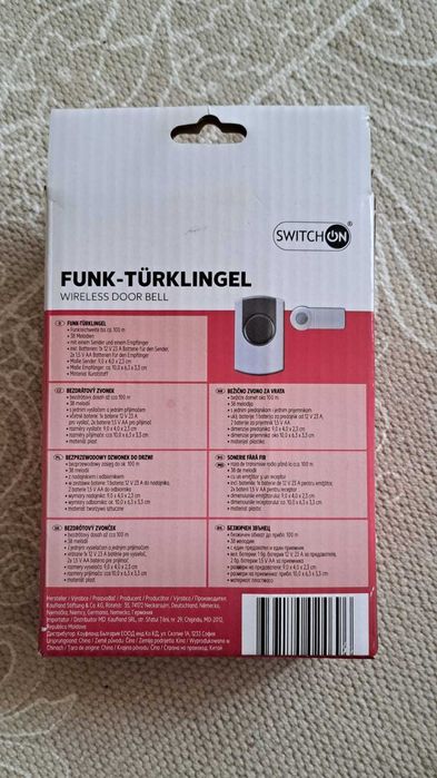 Sonerie wireless Funk-Turklingel