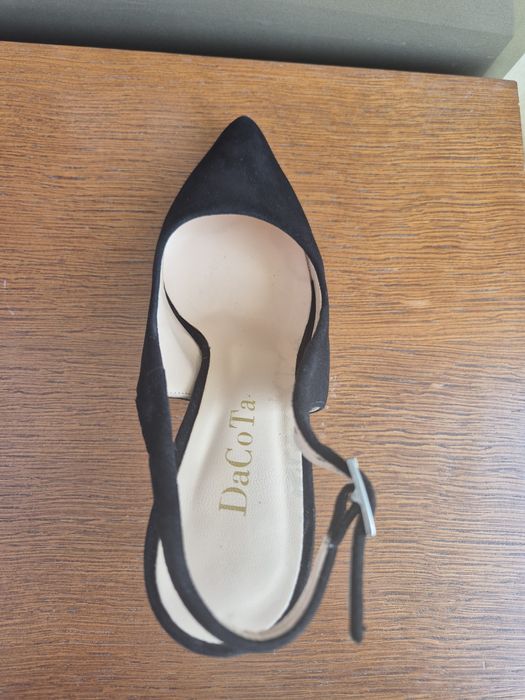 Sandale piele intoarsa naturala