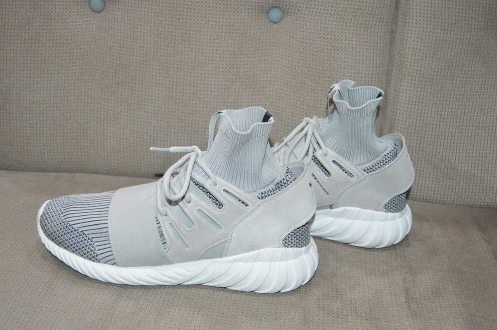 Adidas Tubular Doom Primeknit "Clear Granite" marime 44