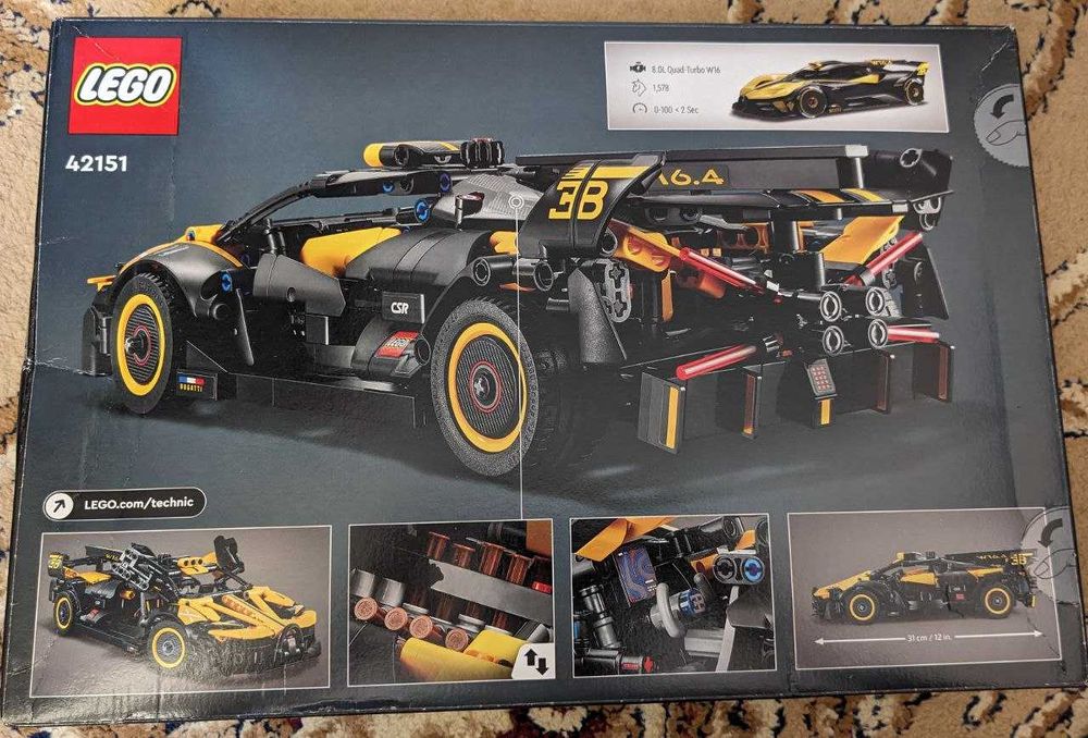 Lego technic 42151 Bugatti bolide