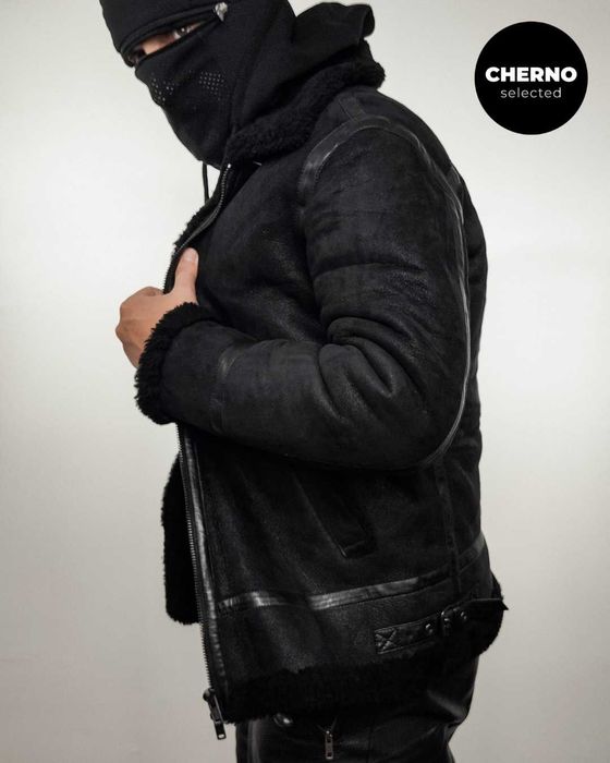 Мъжко бомбър яке от естествена агнешка кожа LEVI'S MADE & CRAFTED M•L