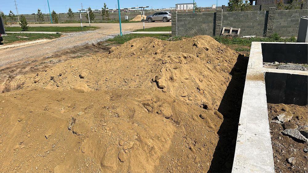Песок балласт грунт щебень отсеф