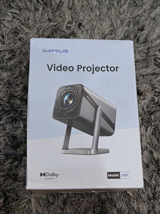 Mini proiector 4K 600ANSI, mic Full HD 1080P, WiFi6 Bluetooth, proiector iWIMIUS Model : S29