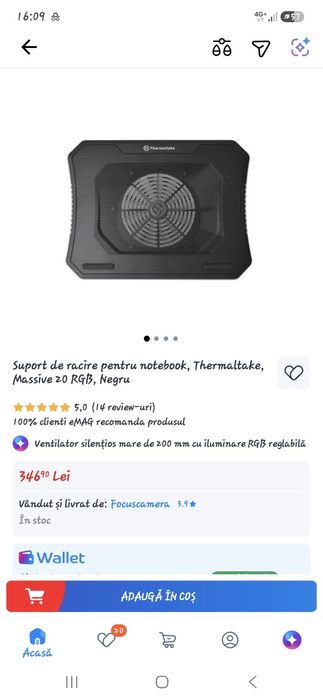 Cooler laptop Thermaltake