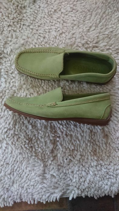Дамски мокасини MANFIELD ест.велур 40 номер