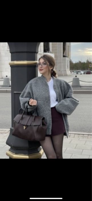 Юбка бордовая мини