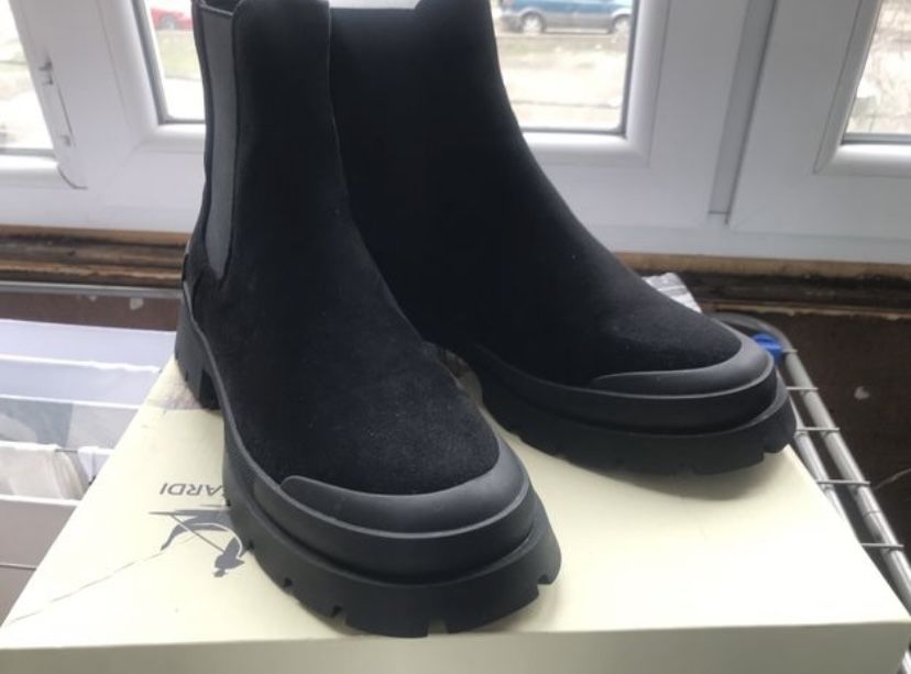 Женские ботинки замш