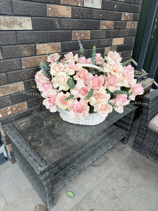 Корзина из французких роз