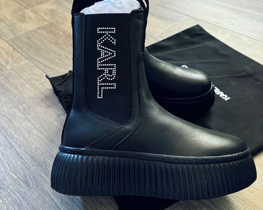 Нови обувки Karl Lagerfeld естествена кожа