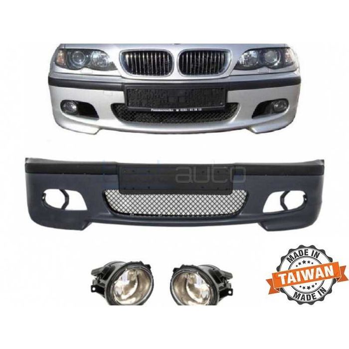 Предна M Technik II дизайн броня за BMW E46 с халогени (1998-2001)