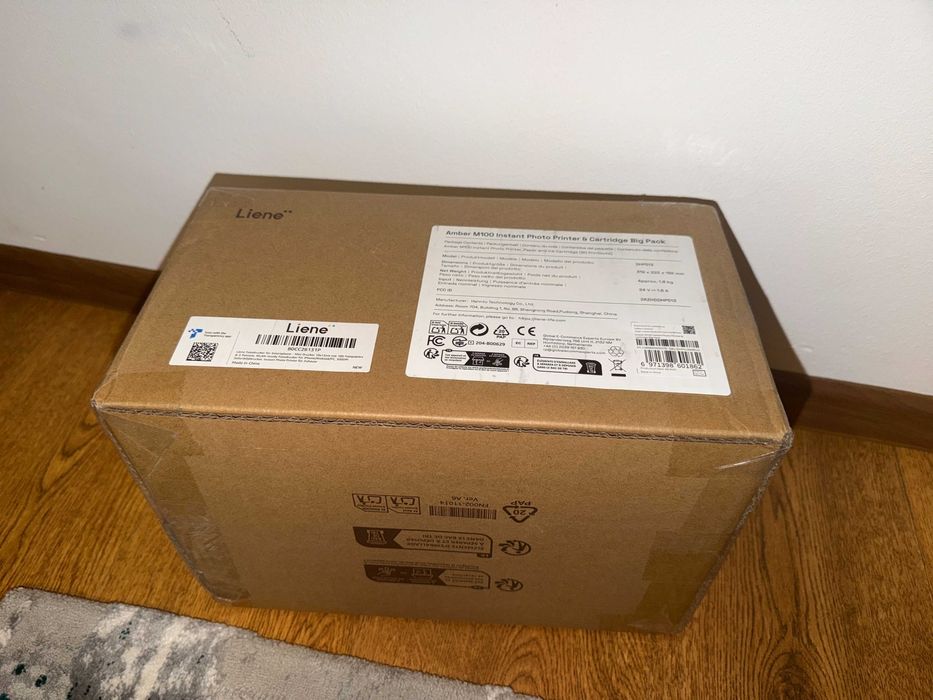 Imprimantă foto mobilă Liene, set 2 pachete (20 +80 coli),color, 10x15