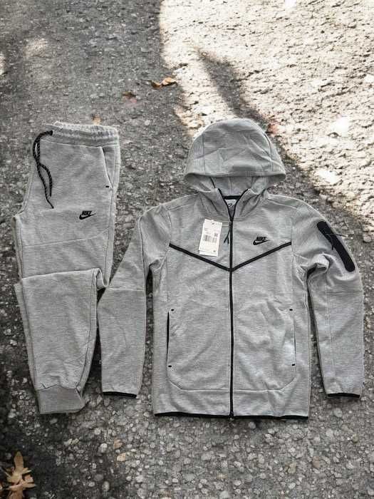 Trening Nike Tech Fleece Gri - Set Complet - Bumbac 100%