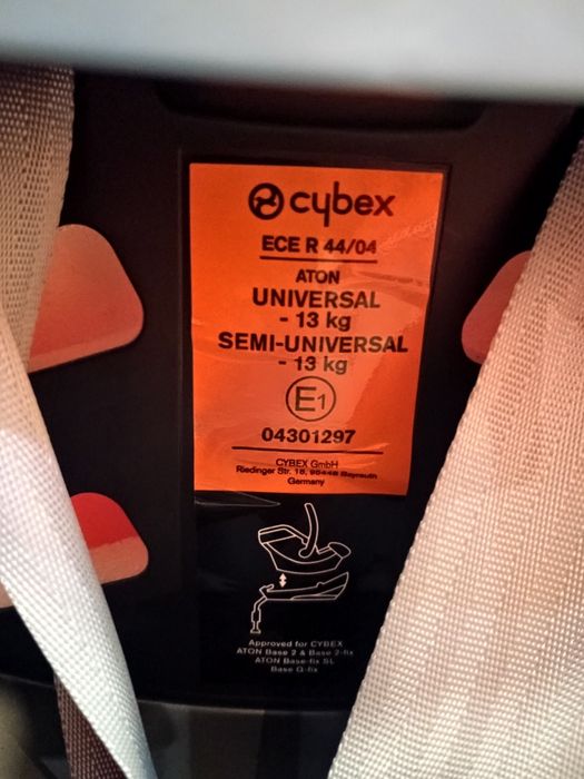 Cybex Aton 0-13 кг + ISOFIX база Aton Base 2-Fix